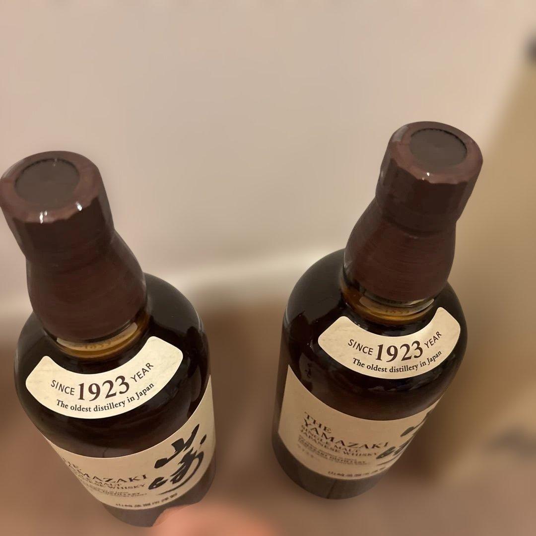 新品未開封山﨑　ウイスキー二箱