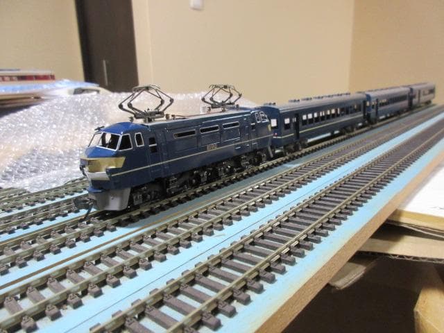 ミニ ブルートレイン列車セット（HOゲージ） （金属製/カツミ・エンドウ製品）