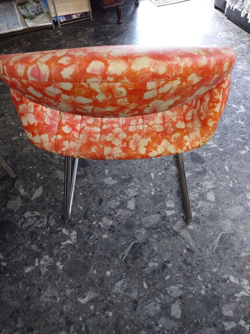 昭和レトロ家具　レトロポップ椅子　ミッドセンチュリー