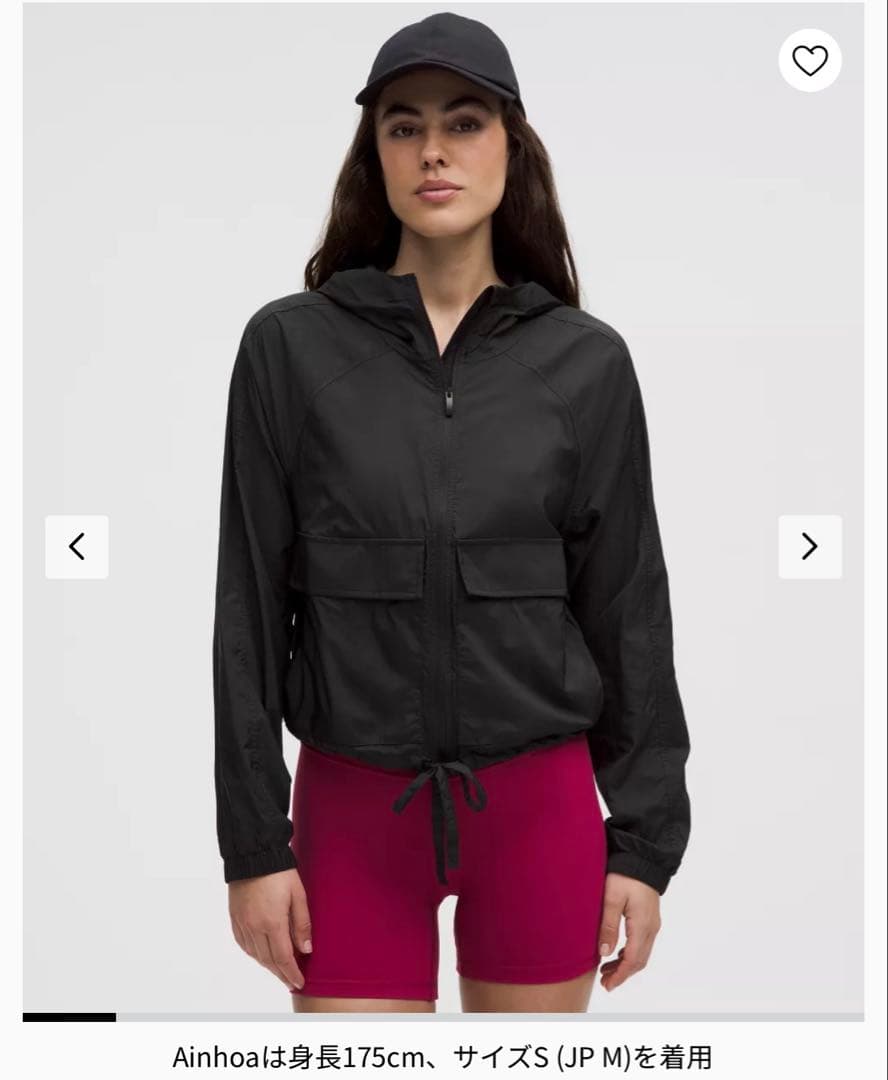 【美品】lululemon Hood Lite リラックスフィットジャケット