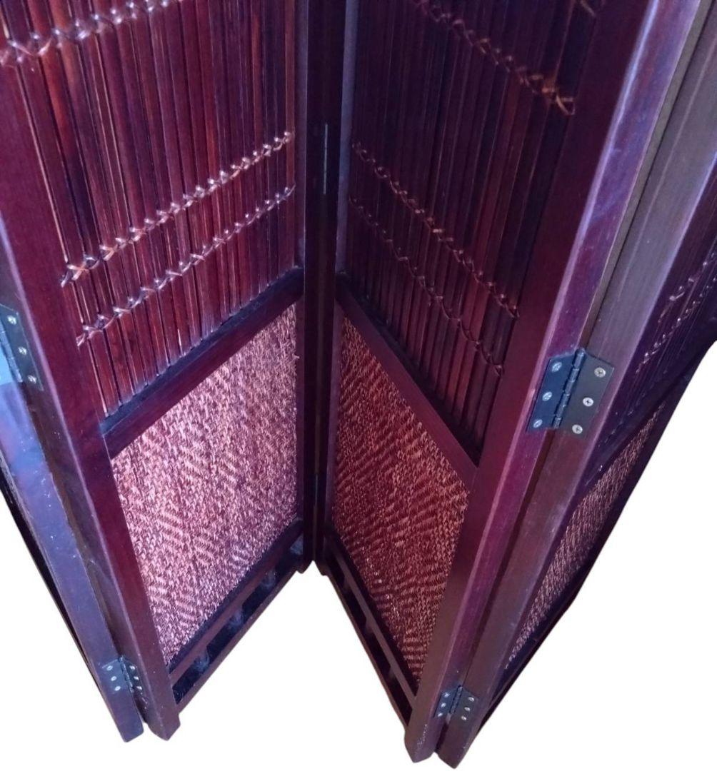 木製和風パーティション 三つ折り式