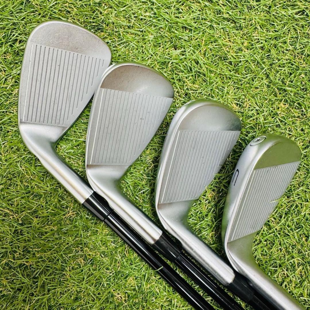 【良品】豪華8本 ピン i230 オレンジドット メンズアイアンセット R