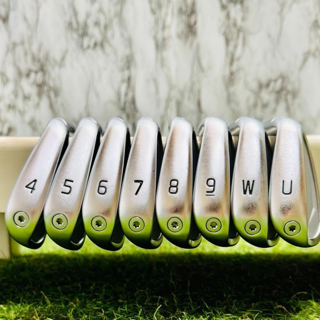 【良品】豪華8本 ピン i230 オレンジドット メンズアイアンセット R