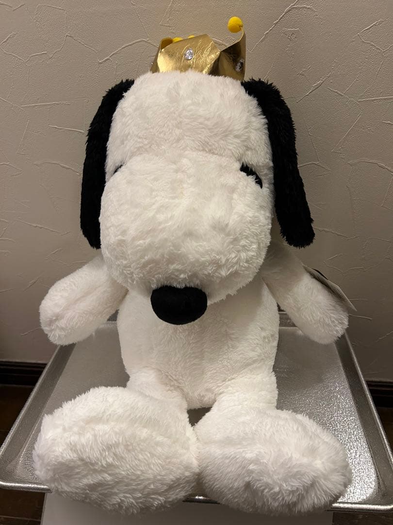 ［数量限定］PEANUTS× PLAZA スヌーピー　クラウン　ぬいぐるみ