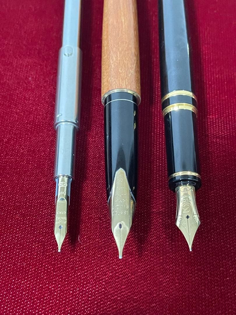 極美品　1972年製　初代 高級天然　イタヤカエデ 大型18K パイロット