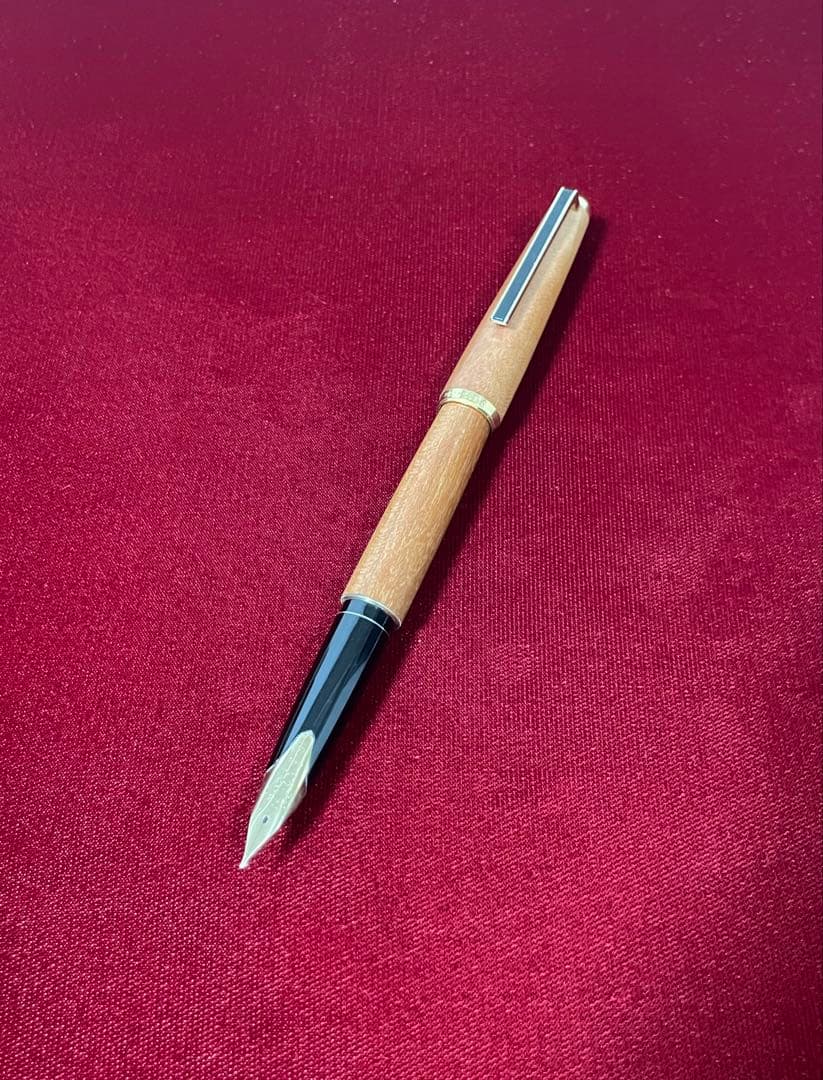 極美品　1972年製　初代 高級天然　イタヤカエデ 大型18K パイロット