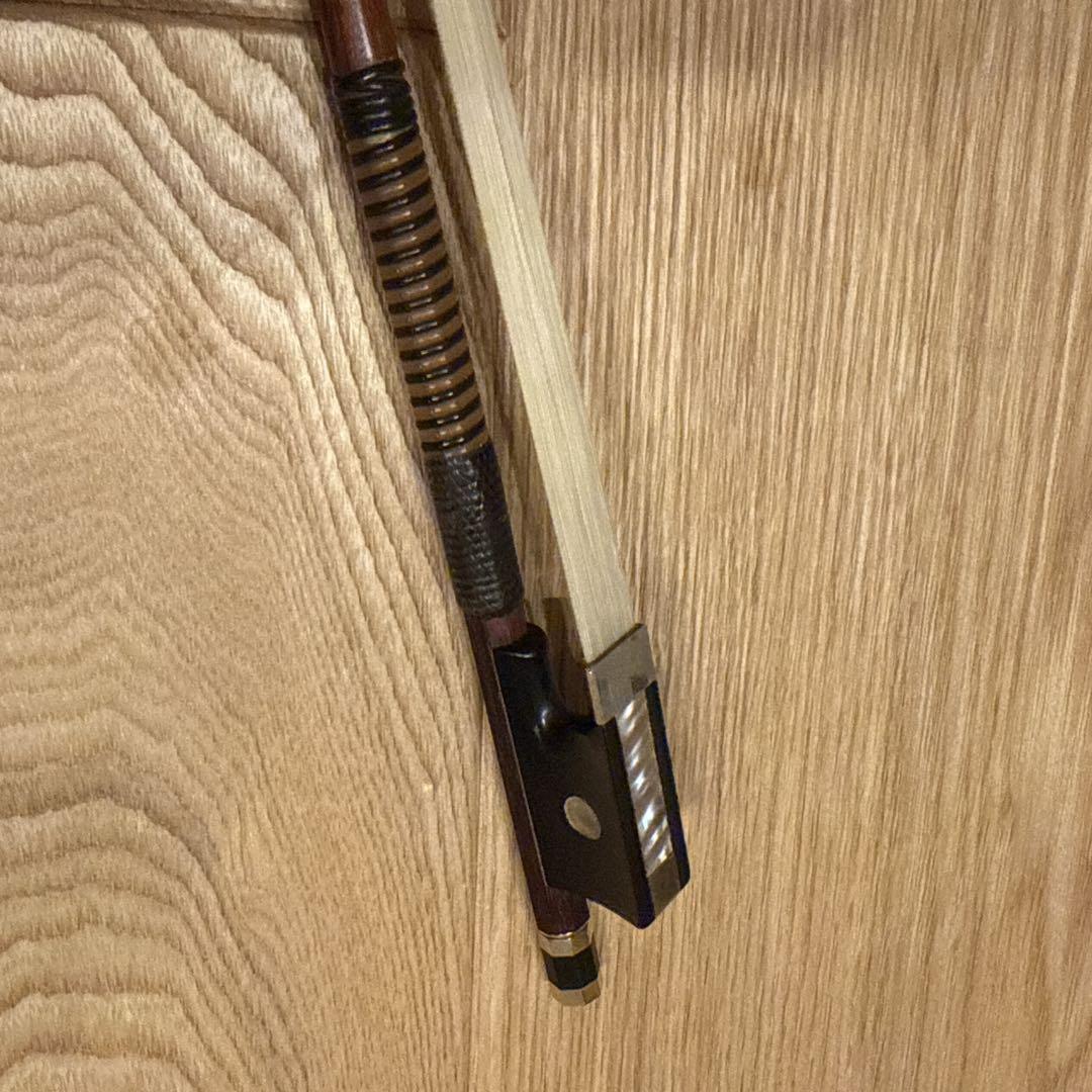 希少　金黒檀　鈴木バイオリン 弓　No.97　4/4