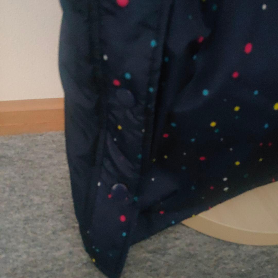 美品！SVOLME ダウンコート ネイビー ドット柄