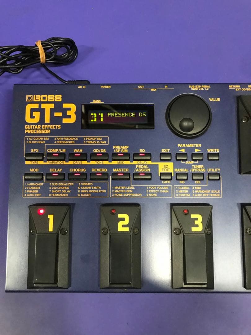 B0103）BOSS GT-3 ACアダプター付き GT3 マルチエフェクター