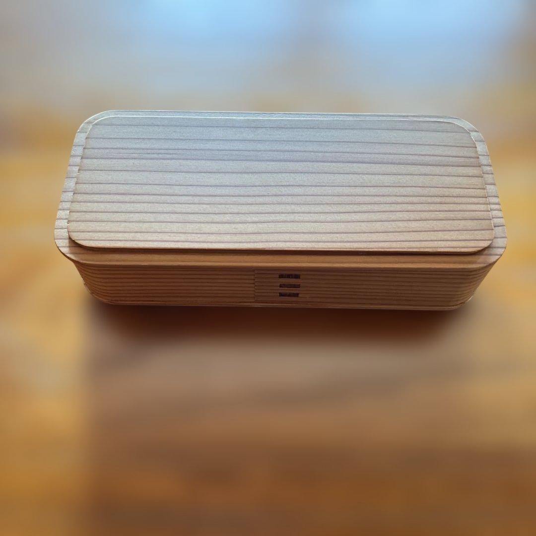 大館工芸社 隅丸二段入子木弁当箱