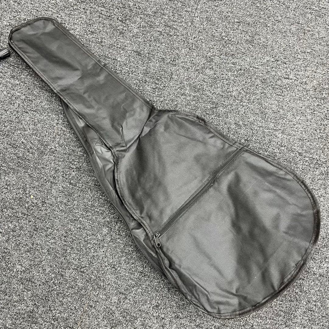 【11130】【新品】 ヘッドレスギター 汎用ケース付き シルバー