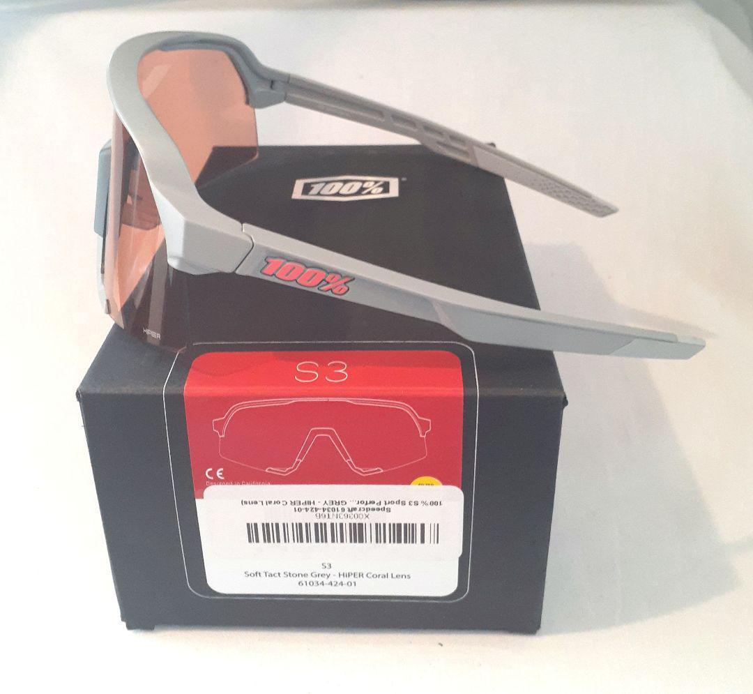 100% S3 HiPERコーラル ワンハンドレッド サングラス