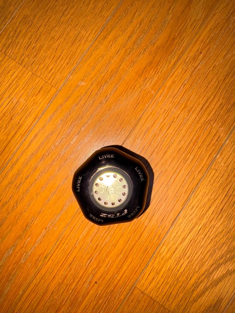 LIVRE PT52 スピニングリールノブ　シマノB用　ブラウン&チタン