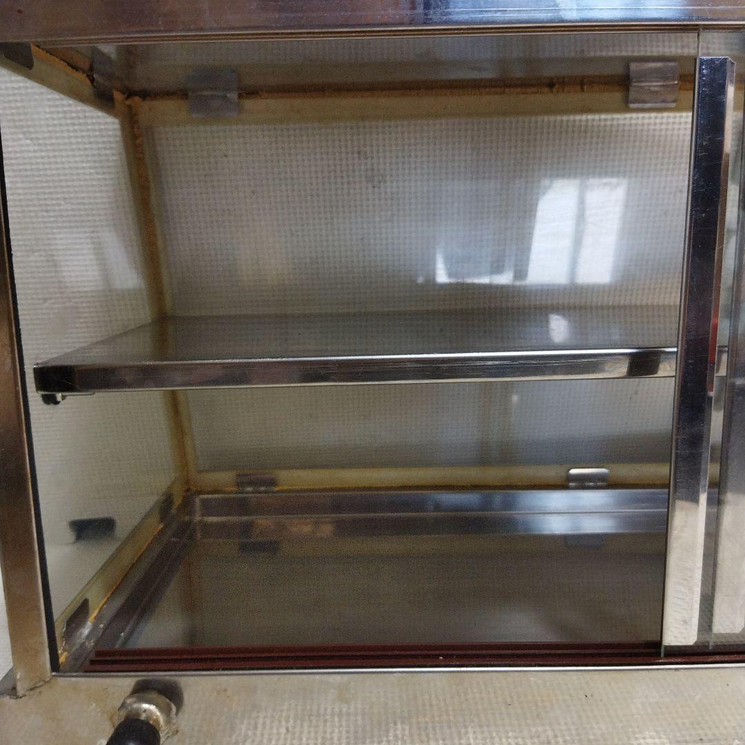 氷冷式ネタケース 中型 ショーケース 2段棚 ガラス 寿司 厨房