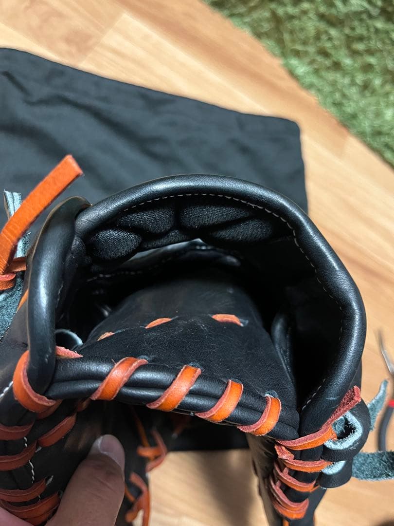 美品 Wilson A2000 1716 硬式内野手用グラブ ブラック×オレンジ