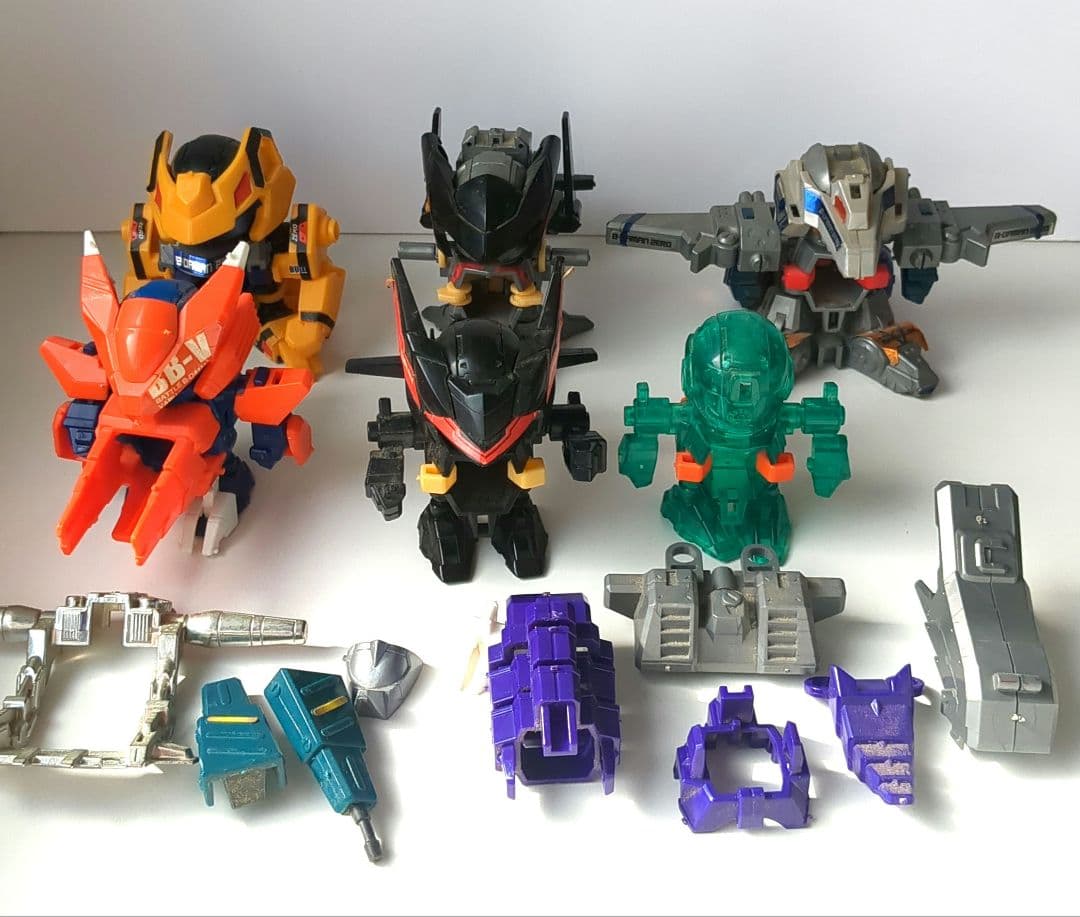 【当時物】バトルビーダマン ZEROシリーズ 5体＋カスタムパーツ まとめ売り