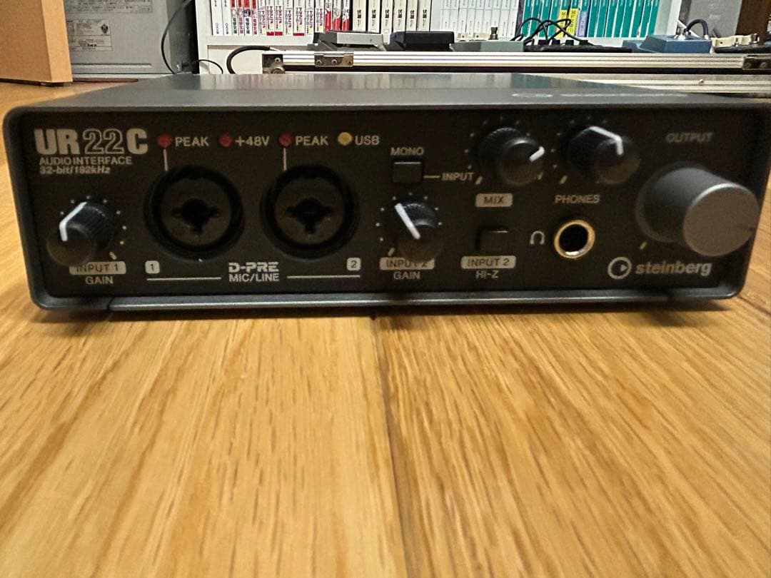 Steinberg UR22C オーディオインターフェース　エレキギター
