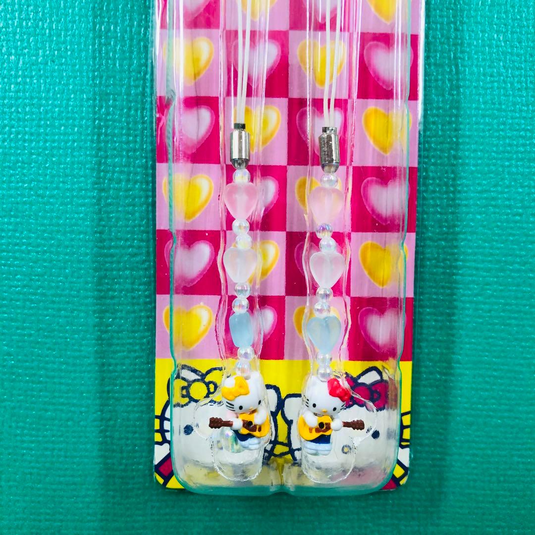 2001年製 激レア★ハローキティ ミミィ ギター ハートビーズストラップ
