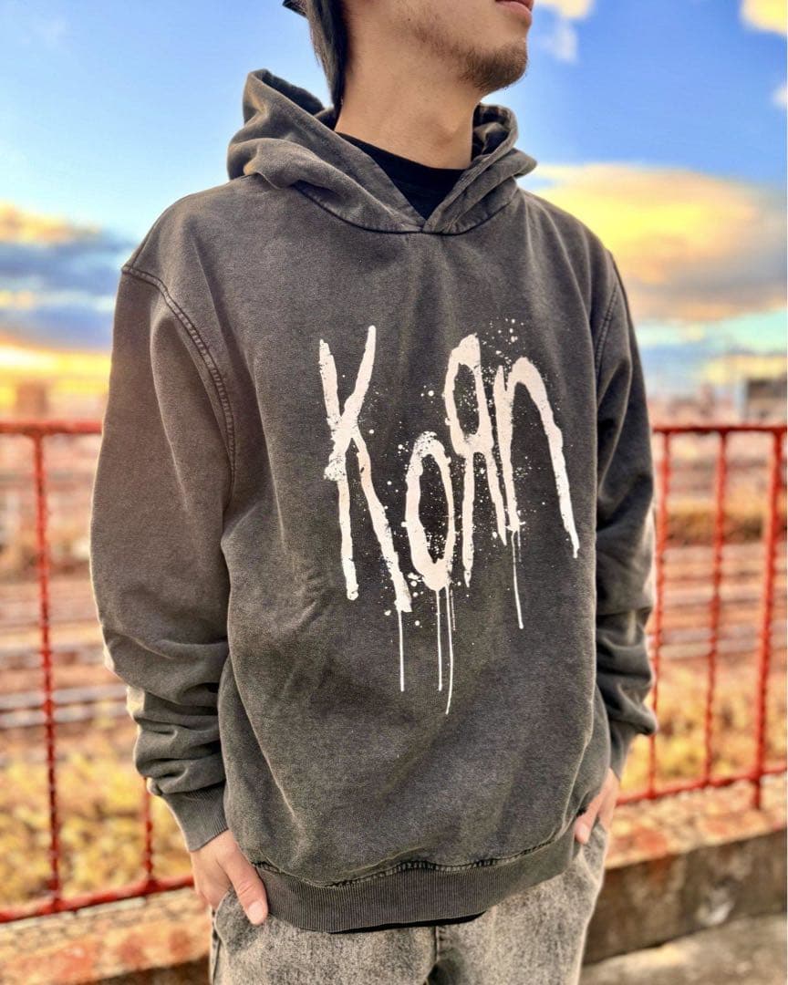新品未使用 KORN / Still A Freak プルオーバーパーカー L