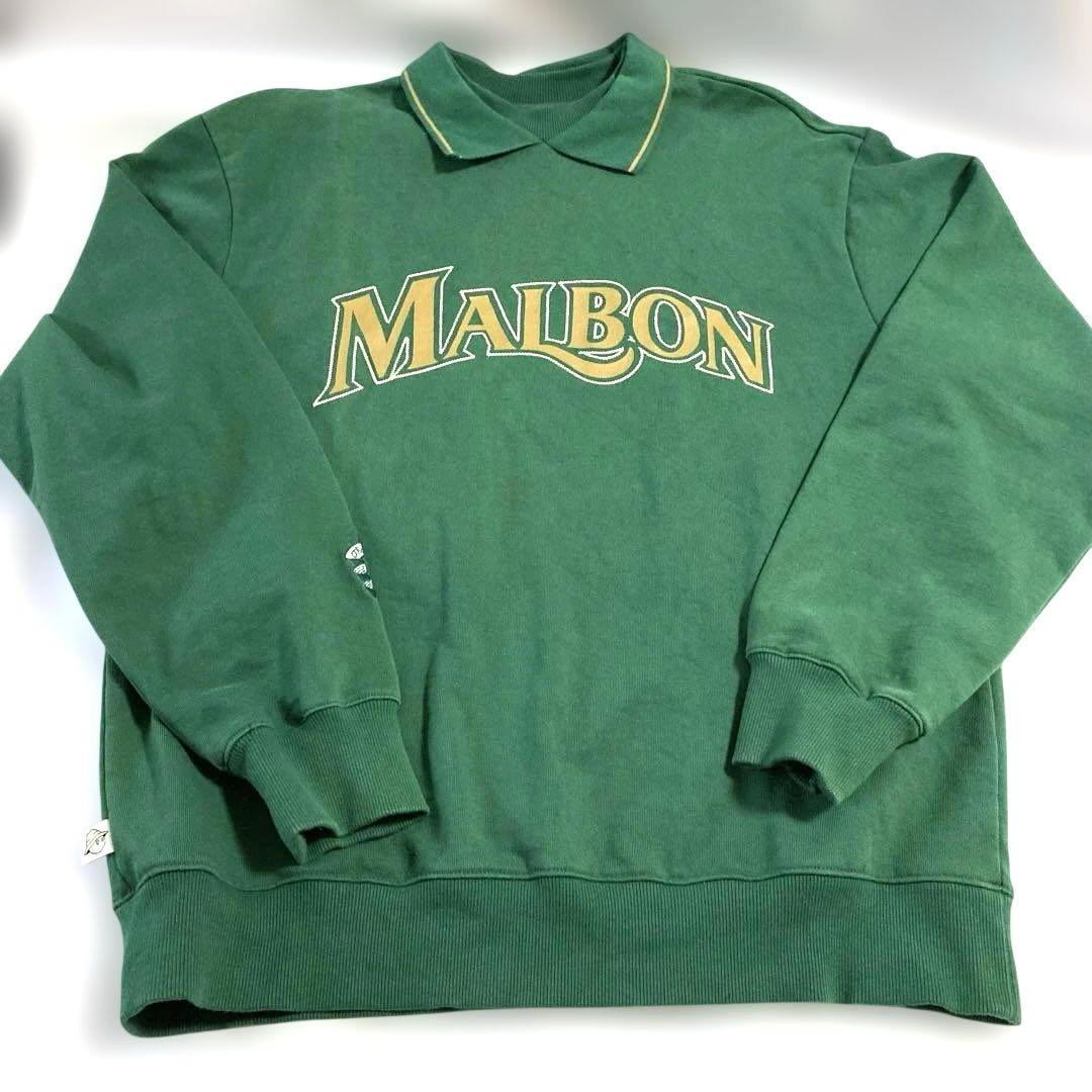 ＊マルボンゴルフ (Malbon Golf) 襟付きスウェットシャツ　トレーナー