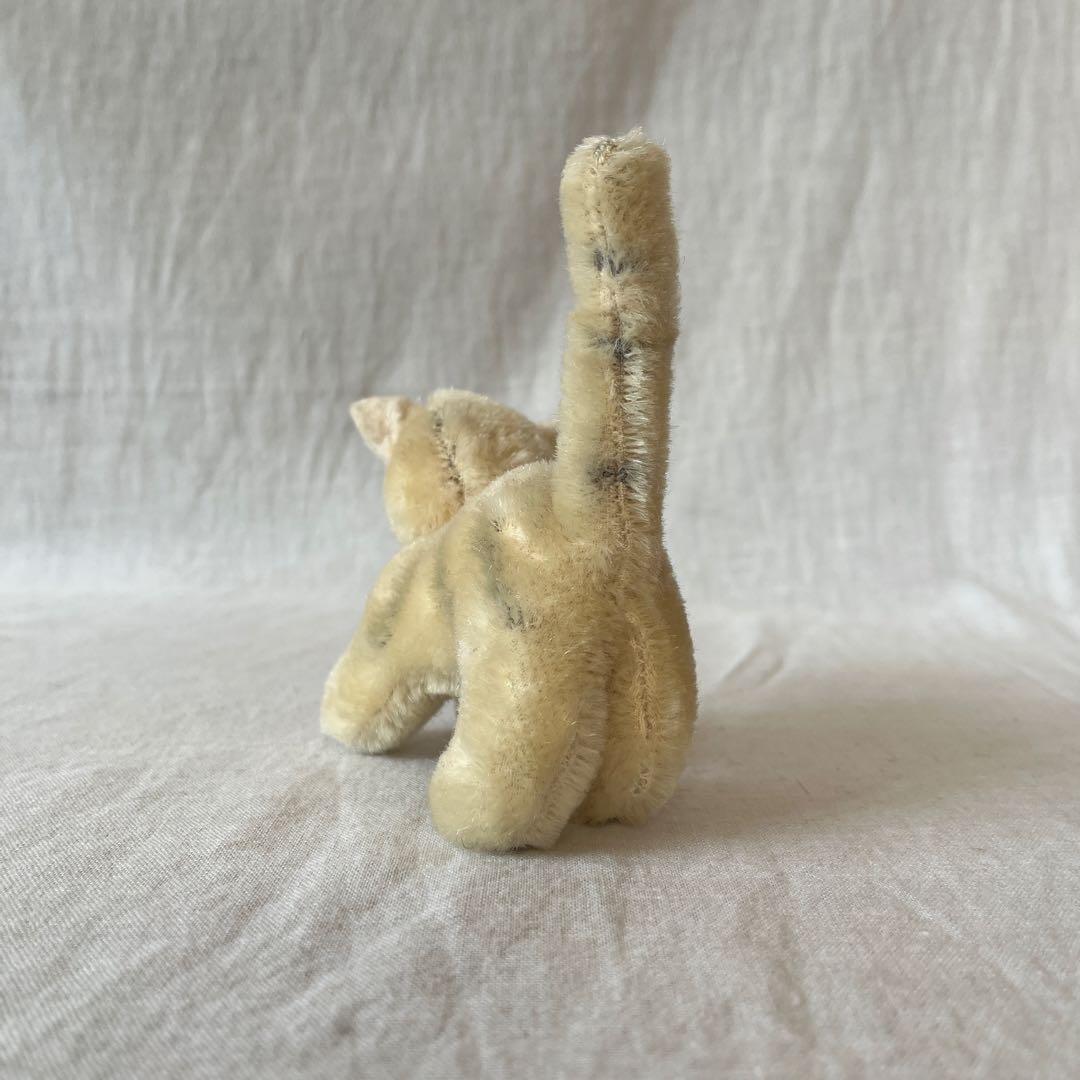 アンティーク　ドイツ　ねこちゃん　ぬいぐるみ