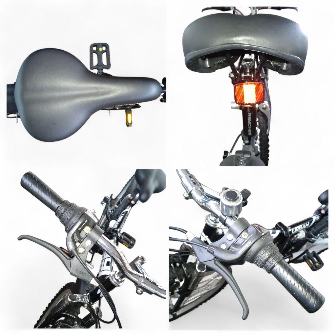 未使用　Raychell　折りたたみ　マウンテンバイク 　黒　26インチ　自転車