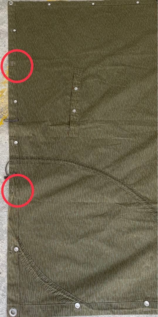 東ドイツ軍幕　ポンチョ　テントシート　1枚