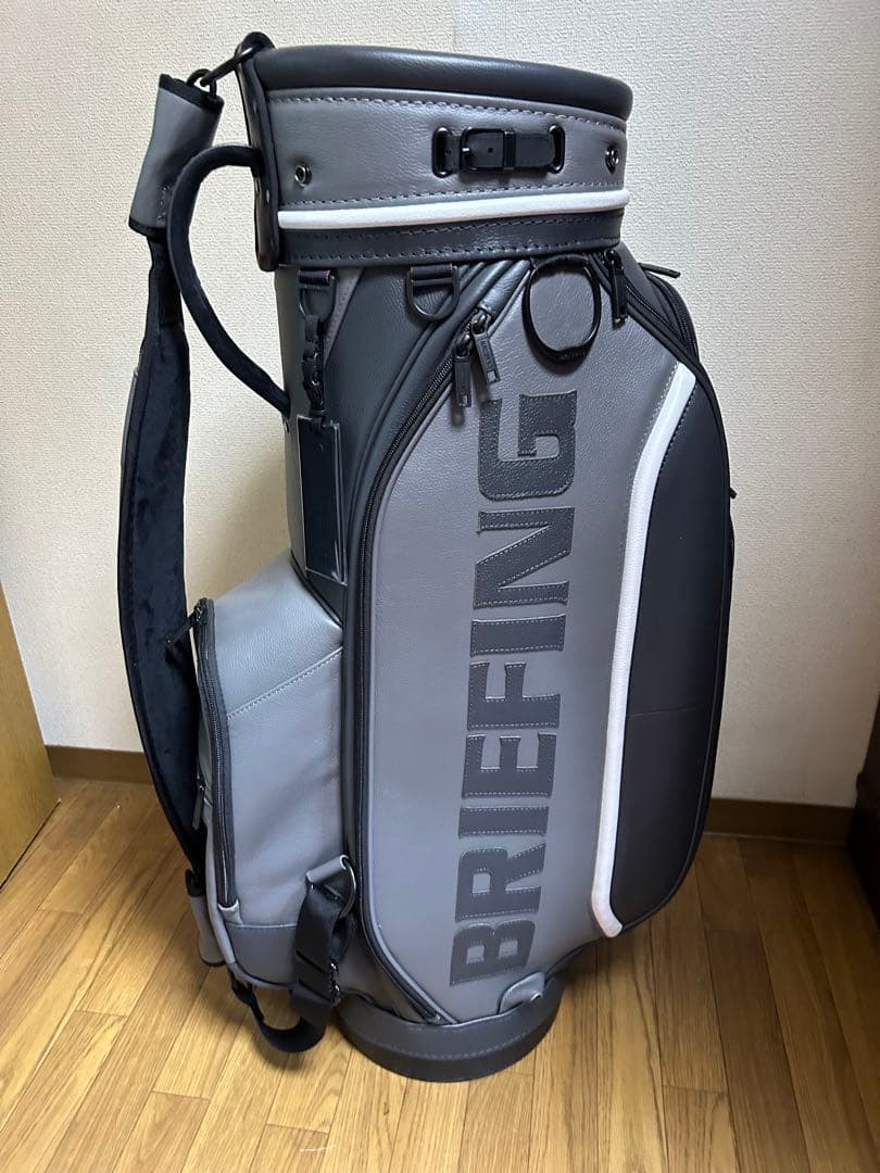 【本革】BRIEFING キャディバッグ グレー