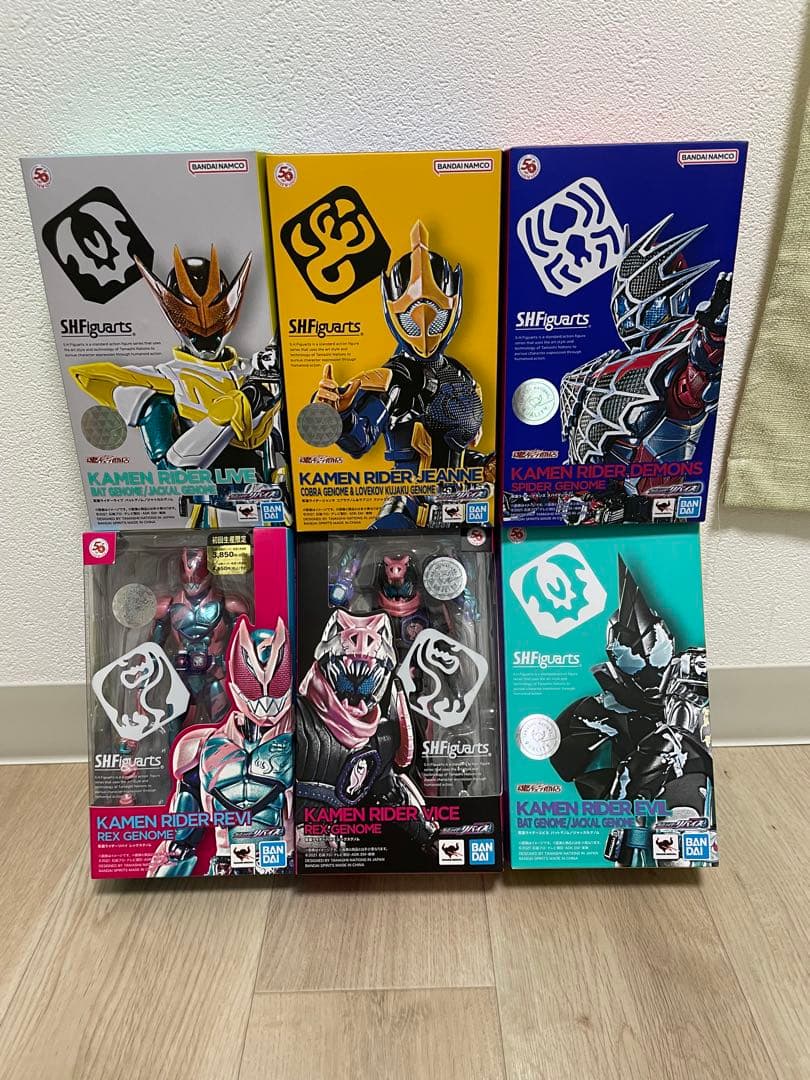 【まとめ売り】S.H.Figuarts 仮面ライダーリバイス6体セット