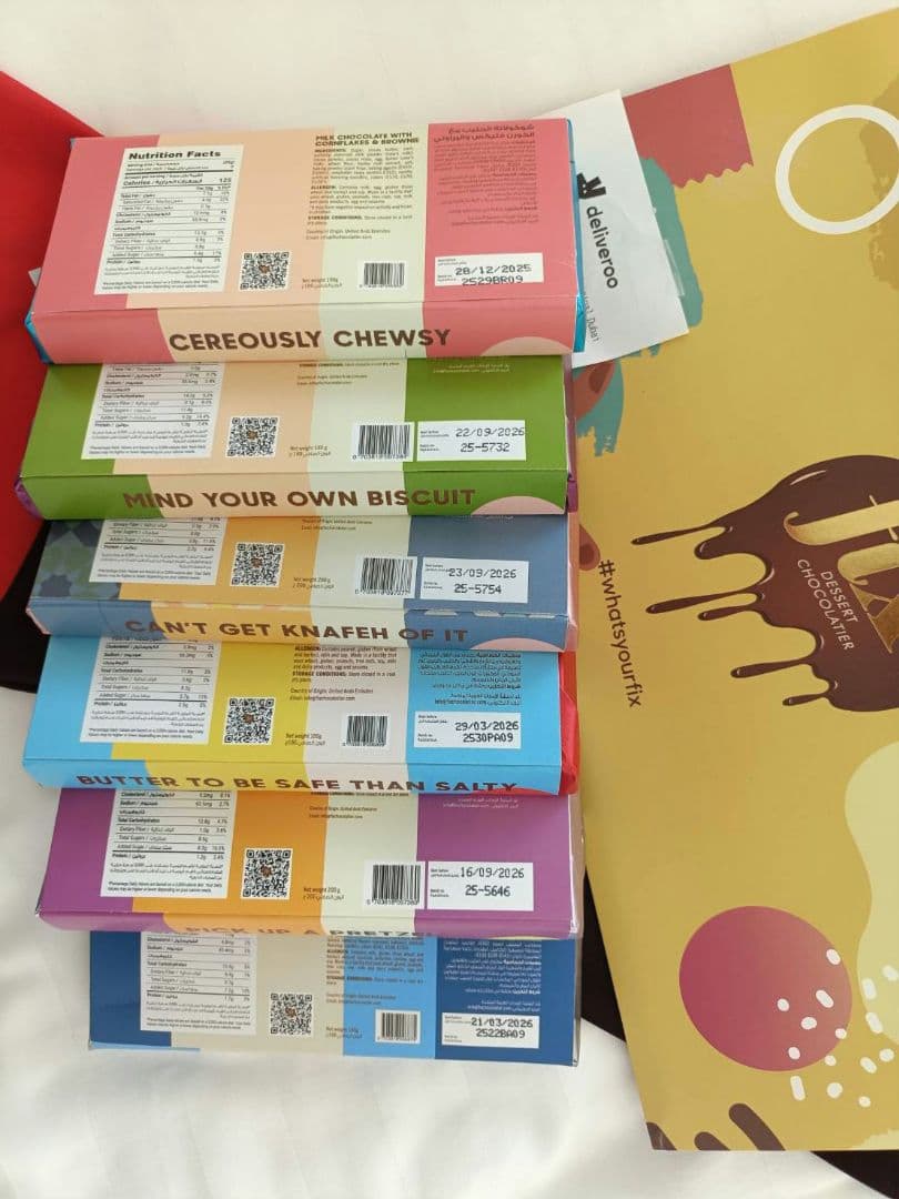 Fix Dessert ドバイチョコレート 6種類箱入り ピスタチオ フィックス