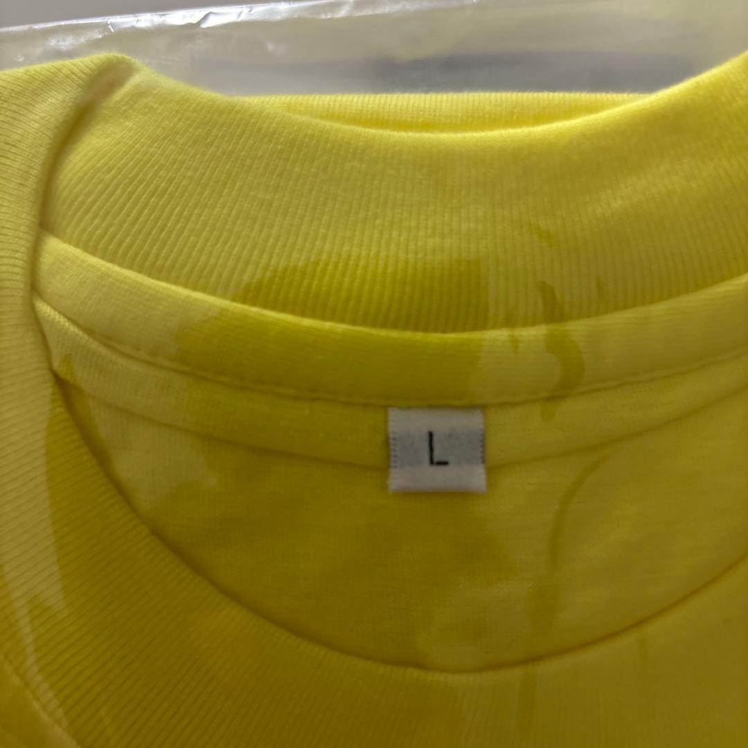 TRS イエロー Tシャツ Lサイズ　長渕剛　桜島