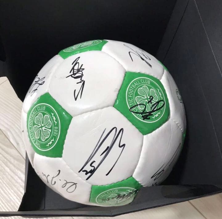 セルティック 21-22 選手 直筆 サインボール 古橋 ジョタ