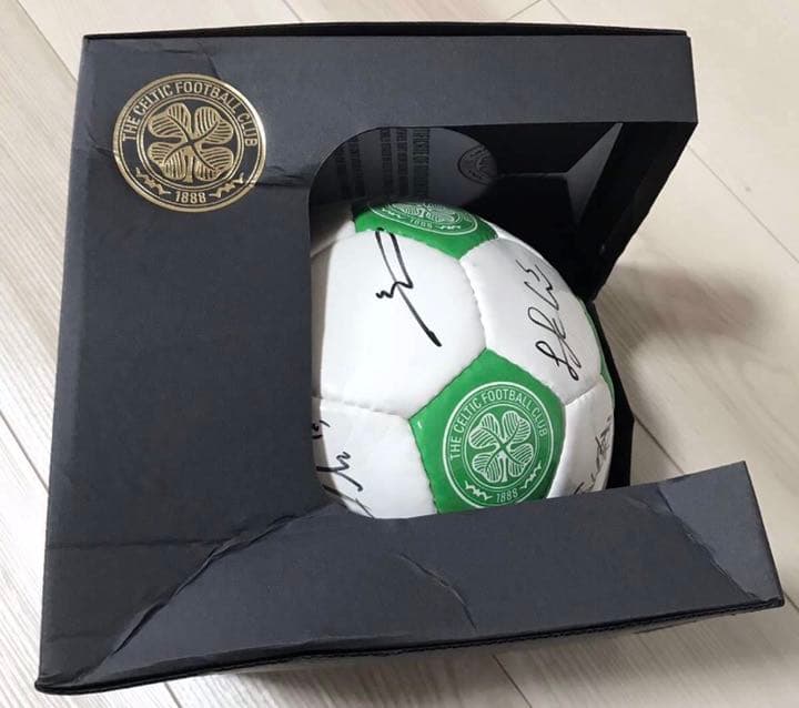 セルティック 21-22 選手 直筆 サインボール 古橋 ジョタ