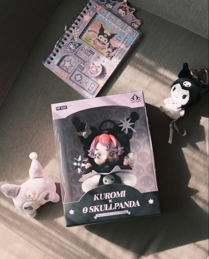 【新品未開封正規品】KUROMI x SKULLPANDA ぬいぐるみ