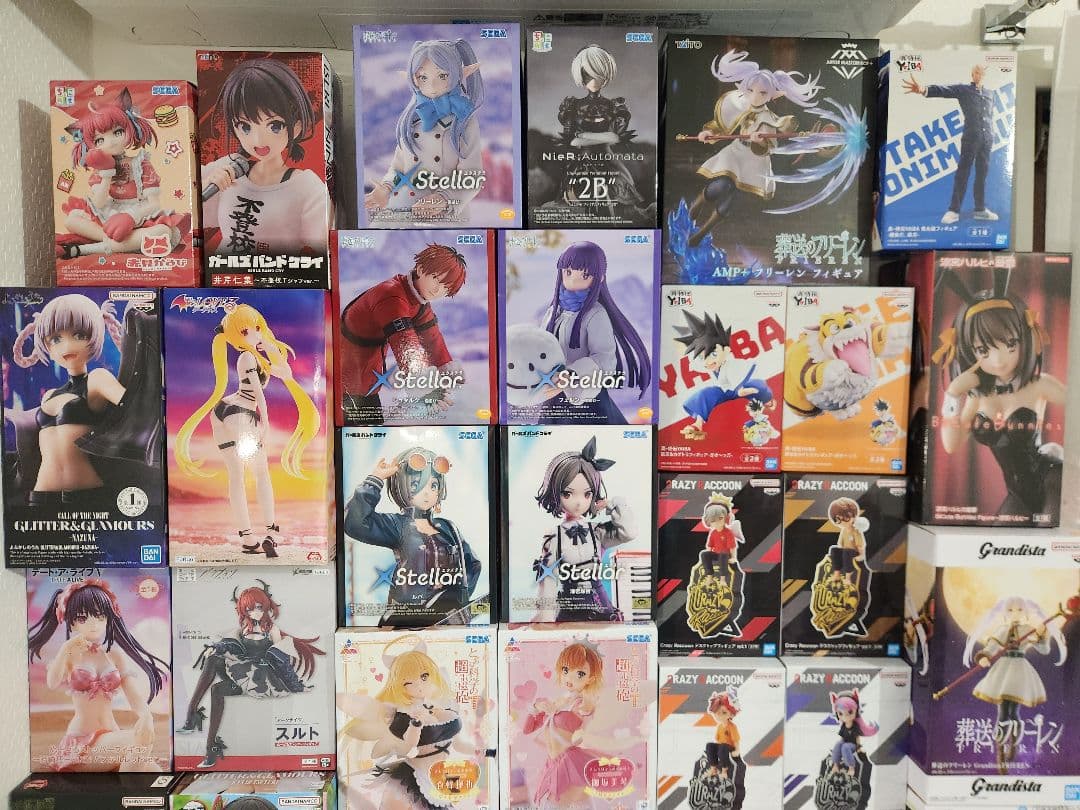 未開封フィギュア36個 レイアース フリーレン アイマス ナルト 2B 美少女系