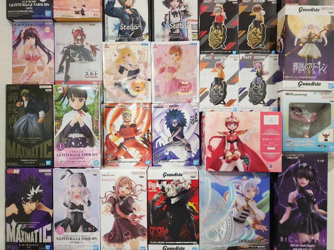 未開封フィギュア36個 レイアース フリーレン アイマス ナルト 2B 美少女系