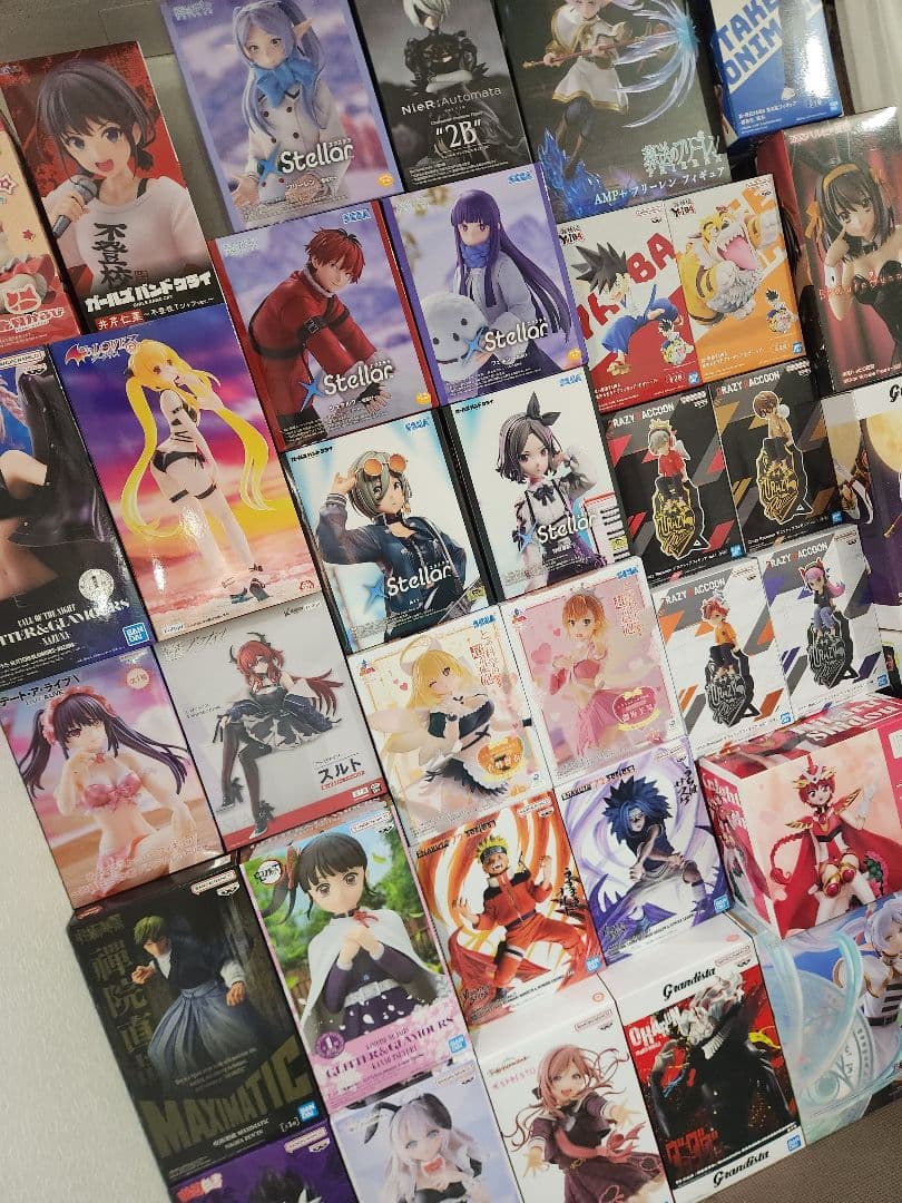 未開封フィギュア36個 レイアース フリーレン アイマス ナルト 2B 美少女系