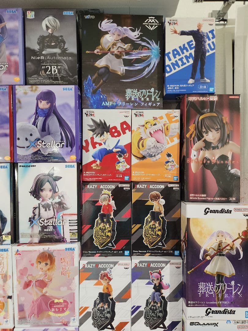 未開封フィギュア36個 レイアース フリーレン アイマス ナルト 2B 美少女系