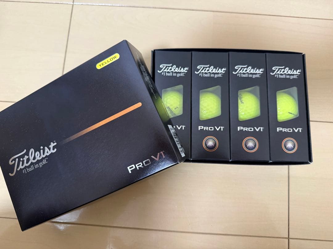 Titleist Pro V1 イエロー 2箱