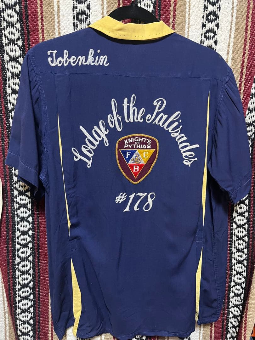 50〜60,s NAT NASTボーリングシャツ程度良好