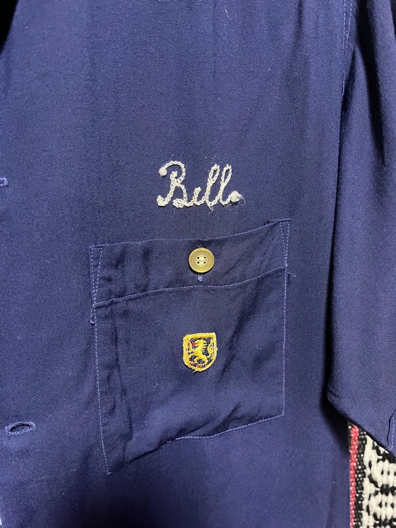 50〜60,s NAT NASTボーリングシャツ程度良好