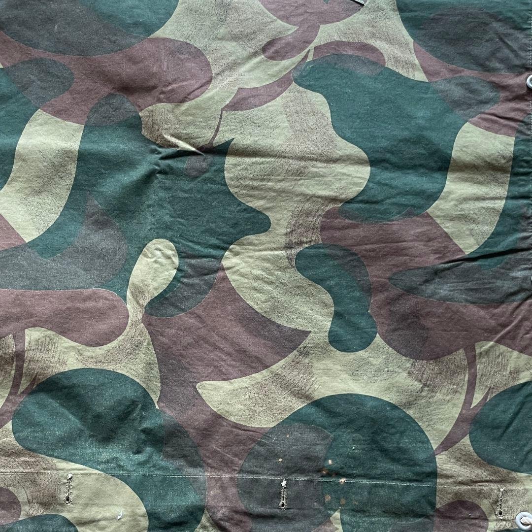 ベルギー軍　軍幕　テント　ポンチョ　USED　軍放出