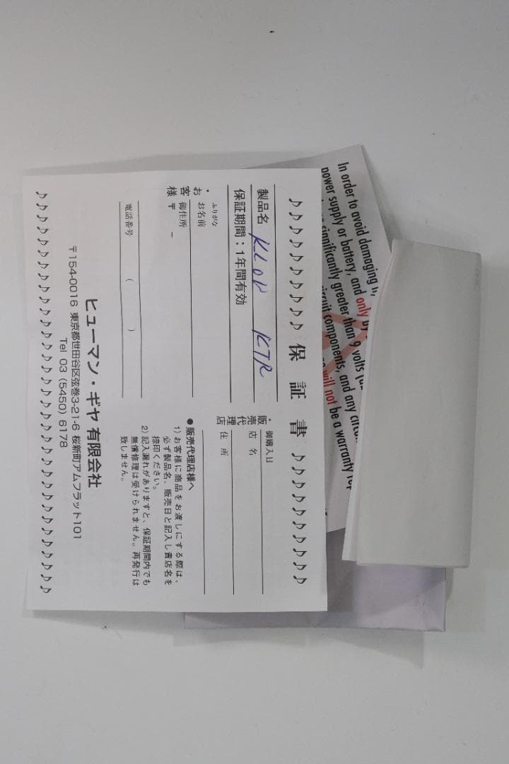 HUMAN GEAR Klon 最初期 ワンオーナー 基板2010記載あり