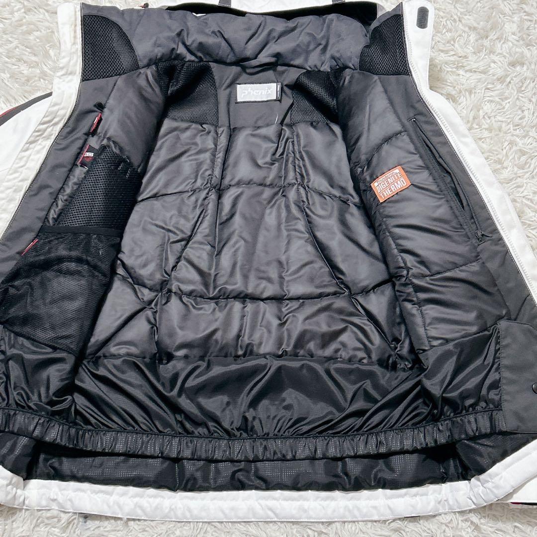 【2377】phenix スキーウェア スノーボードウェア　ジャケット　ホワイト