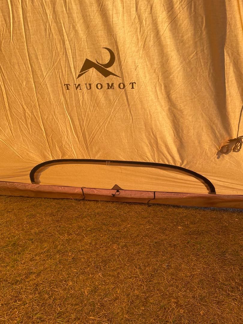 TOMOUNT ワンポールテント TC 1回使用のみ 美品 期間限定値下げ中