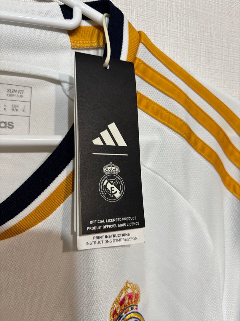 【新品タグ付き】23-24 レアル・マドリー ホームユニフォーム