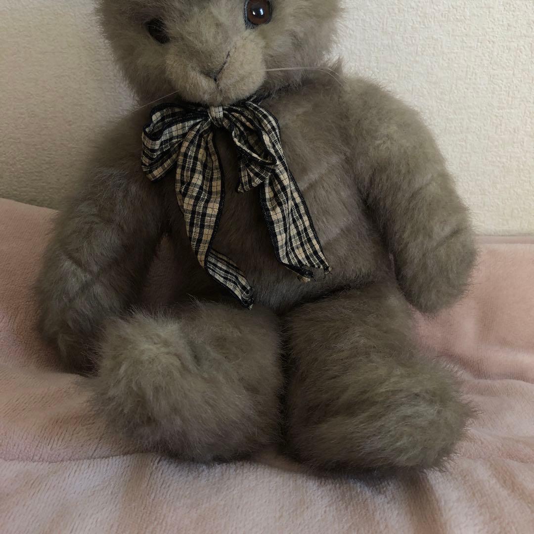 レトロ　モンスイユ　日本製　ネコ　ぬいぐるみ　中古品