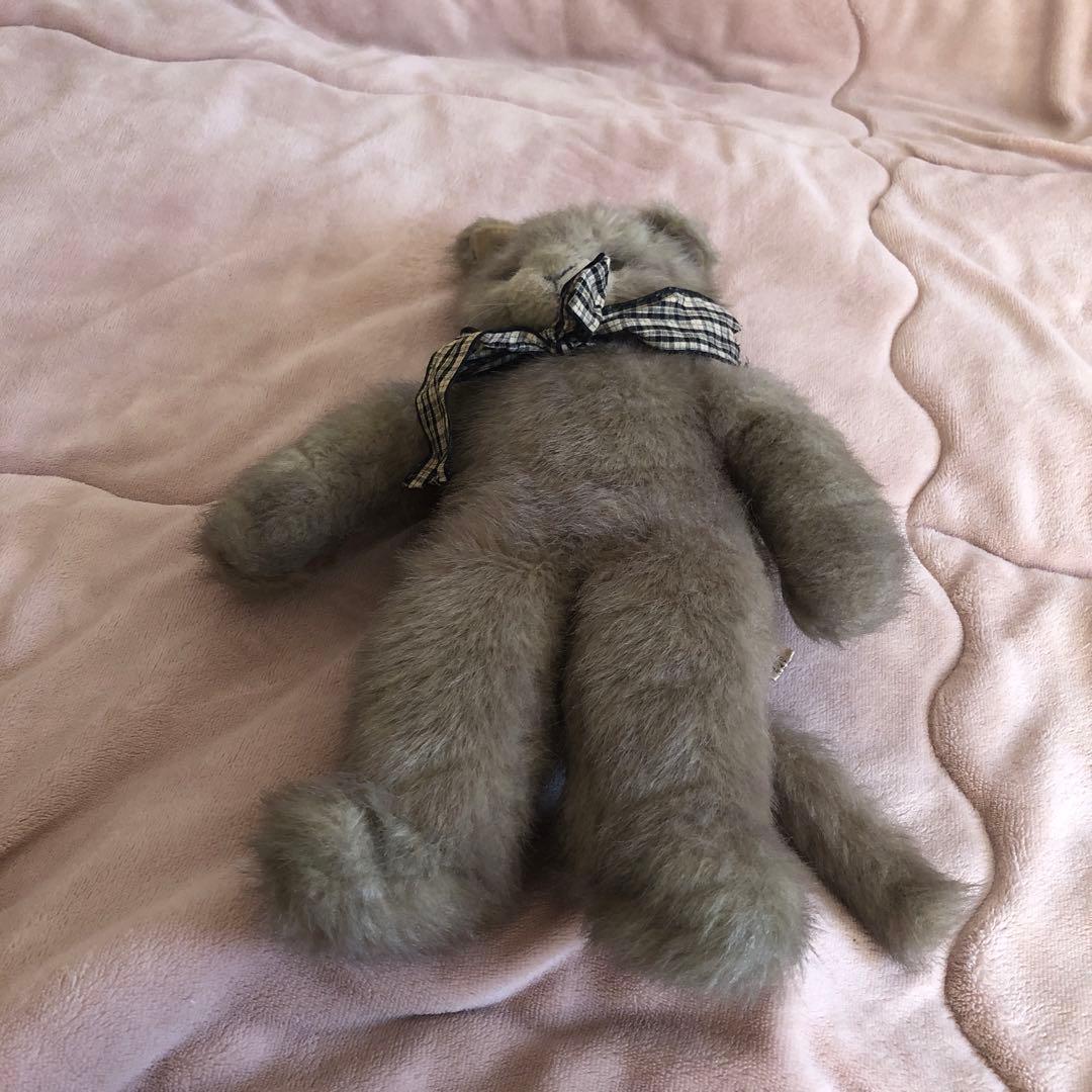 レトロ　モンスイユ　日本製　ネコ　ぬいぐるみ　中古品