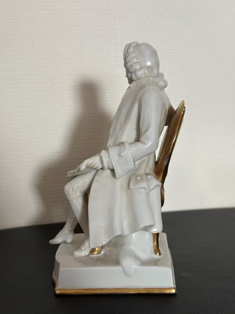アンティーク磁器人形 【バッハ・ベートーベン・シューベルト 3大作曲家】