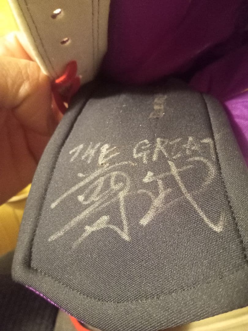 値下げ！ザ・グレートタケル試合用マスク プロレスマスク サイン入り